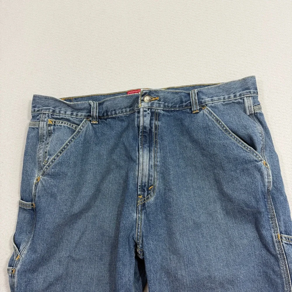 Vintage Levis Jean Shorts Men's 42 Blue 12